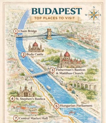 Budapest road map